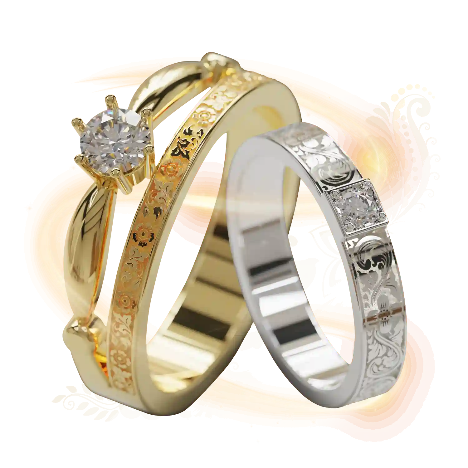 Cincin Nikah Motif Bali