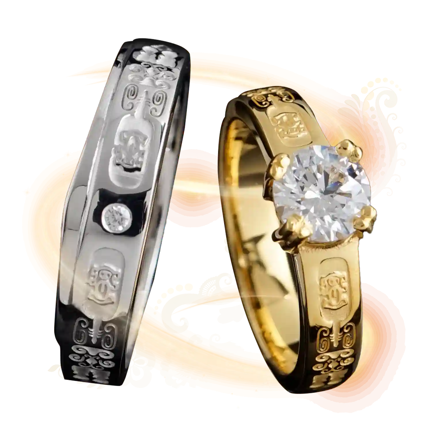 Cincin Nikah Motif Papua